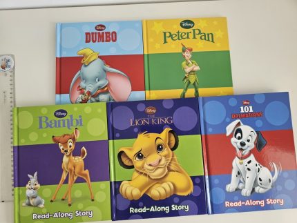 Set Dumbo, Peter Pan, Bambi, Lion King, 101 Dalmatians