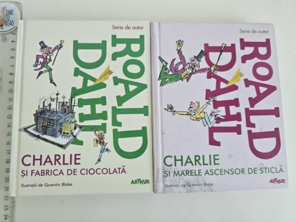 Set Charlie si fabrica de ciocolata & Charlie si marele ascensor de sticla